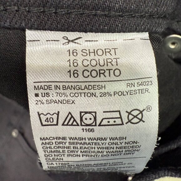Old Navy Womens Size 16 Short Black Curvy/Profile Mid-Rise Skinny Jeans Denim - Picture 4 of 10